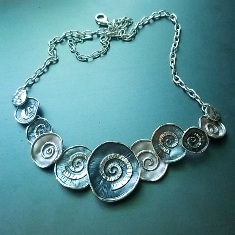 Spiral Fibonacci Shell Like Necklace